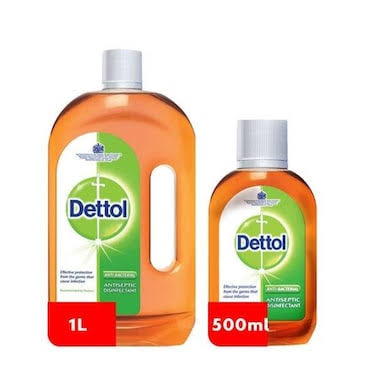 DETTOL LIQ 1LTX6PC BANDED 500ml free