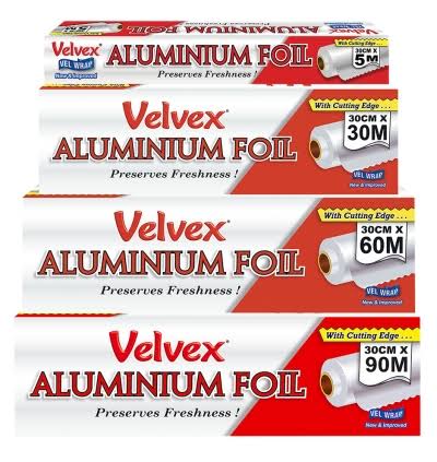 VEL ALUM/FOIL 30CMX5MTRSx36