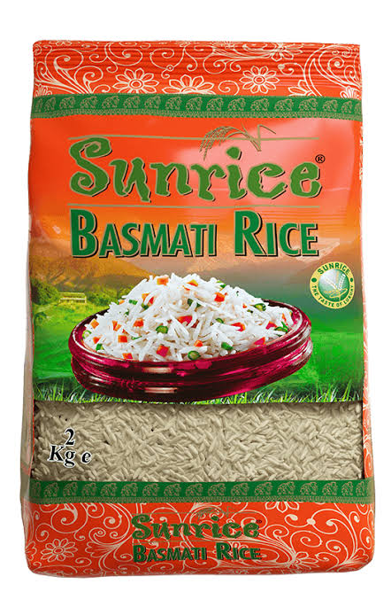 SUNRICE BASMATI 2KGX12
