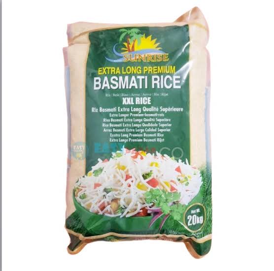 SUNRICE BASMATI 20KG