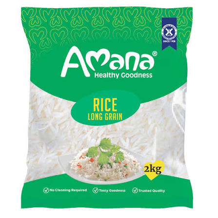 AMANA LONG GRAIN RICE 2KG X 12