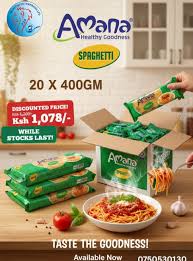 AMANA SPAGHETTI 20 X 400GM