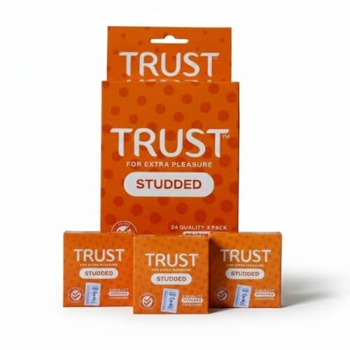 TRUST STUDDED 12OUTRX24PC CONDOMS