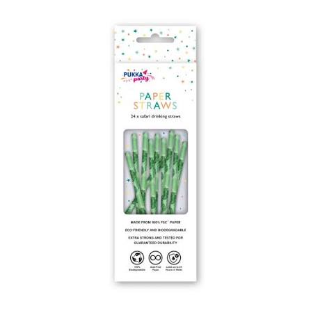 SAFARI DRINK STRAWS X24PKTX180PC