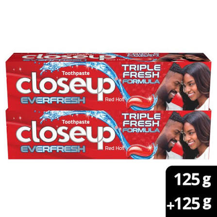 CLOSE UP REDHOT 125GX6PCSX12 OUTR 1+1FREE