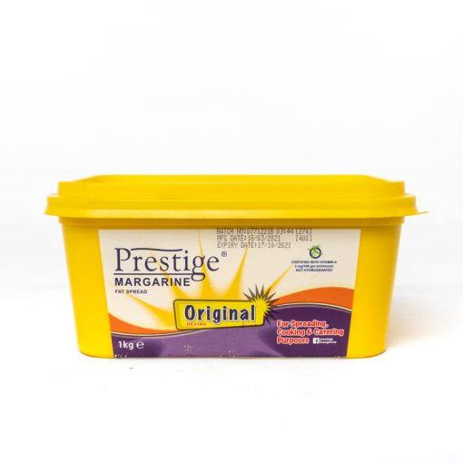 Prestige Margarine 12x1kg Original Plastic Bucket