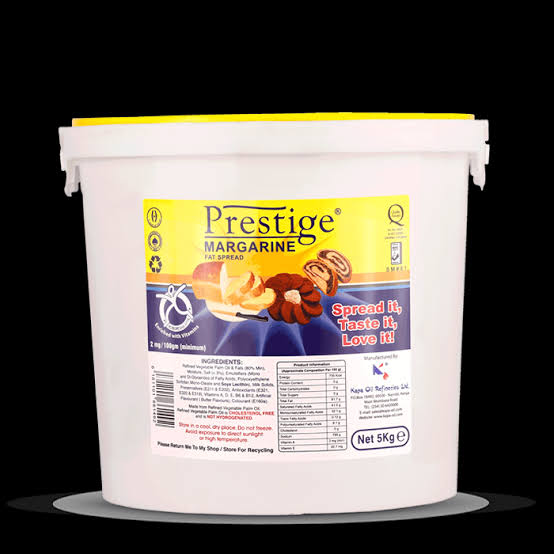 Prestige Margarine 5kg Plastic Bucket
