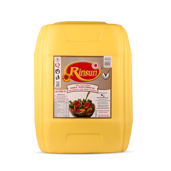 Rinsun Sunflower Oil 20Lit Jerican