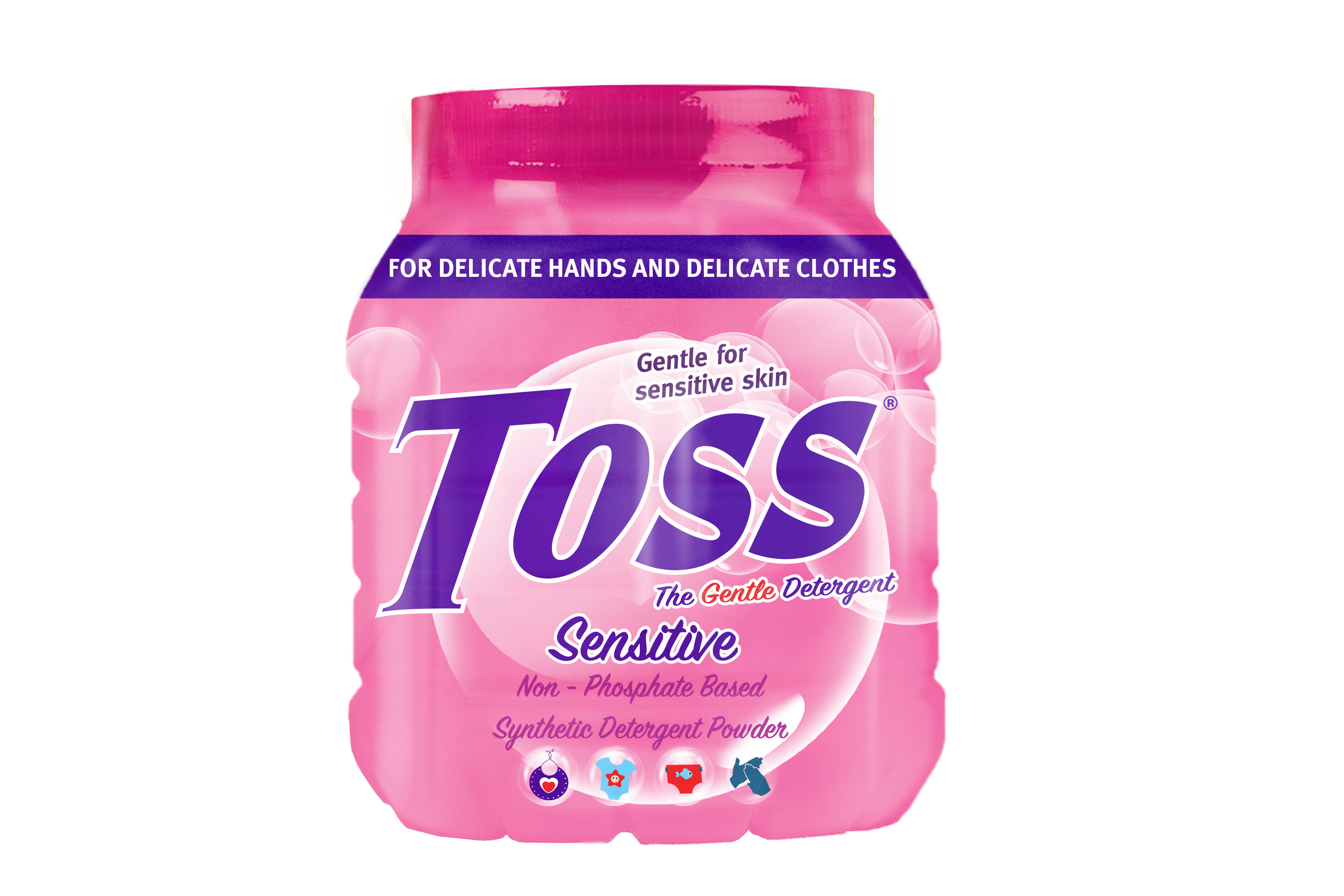 Toss Pink 6x1kg Plastic Cont