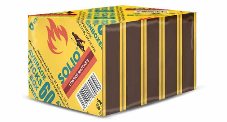 Solio Kubwa Matches 10pcX10pktx10Outer 60sticks