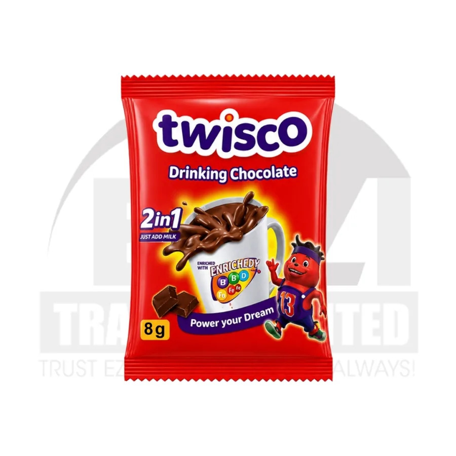 TWISCO 2 IN 1 CHOCALATE 8G X12 X10
