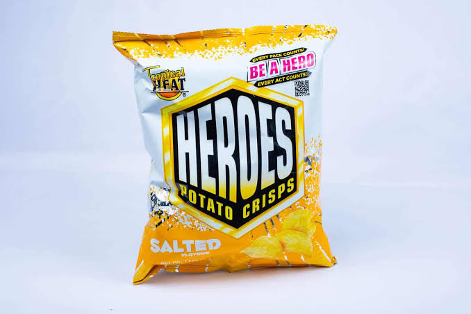 T-HEAT CRISPS HEROES SALTED 36X40G