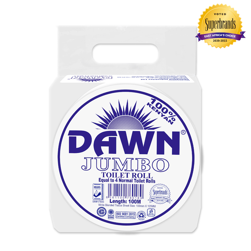 Dawn Jumbo Tissue 100MX12 (Bale)