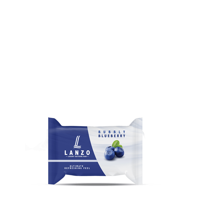 Lanzo Bubbly Blueberry 144x25g  (Carton)