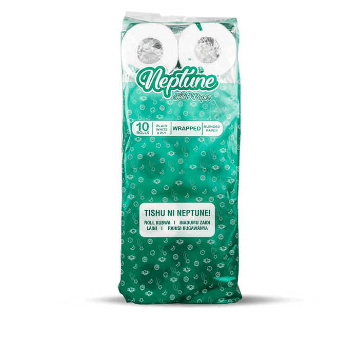 Neptune-Plain-White 10PACK x4 Toilet Paper (Bale)