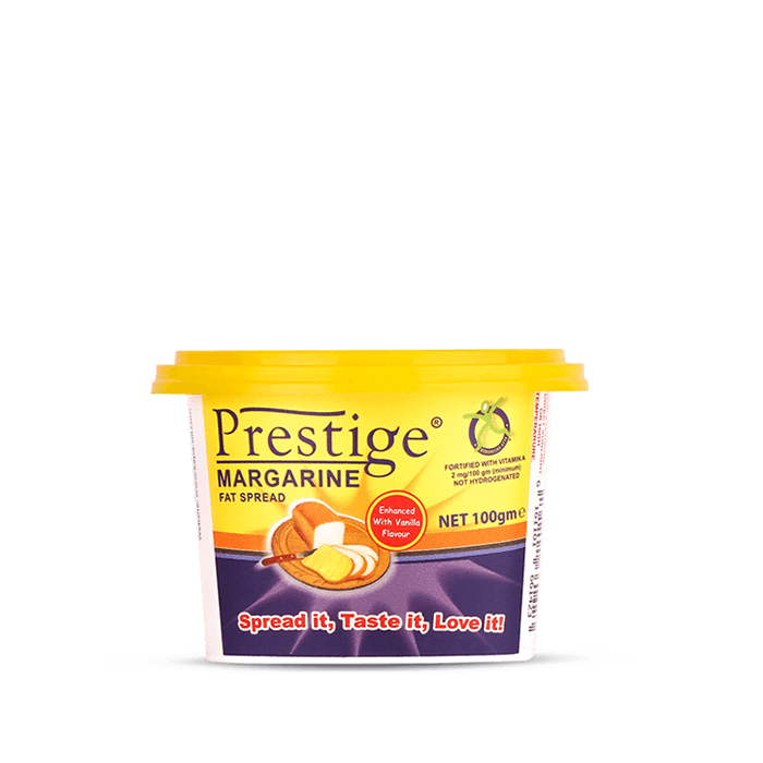 Prestige Margarine-Vanilla 48x100gm (Carton)