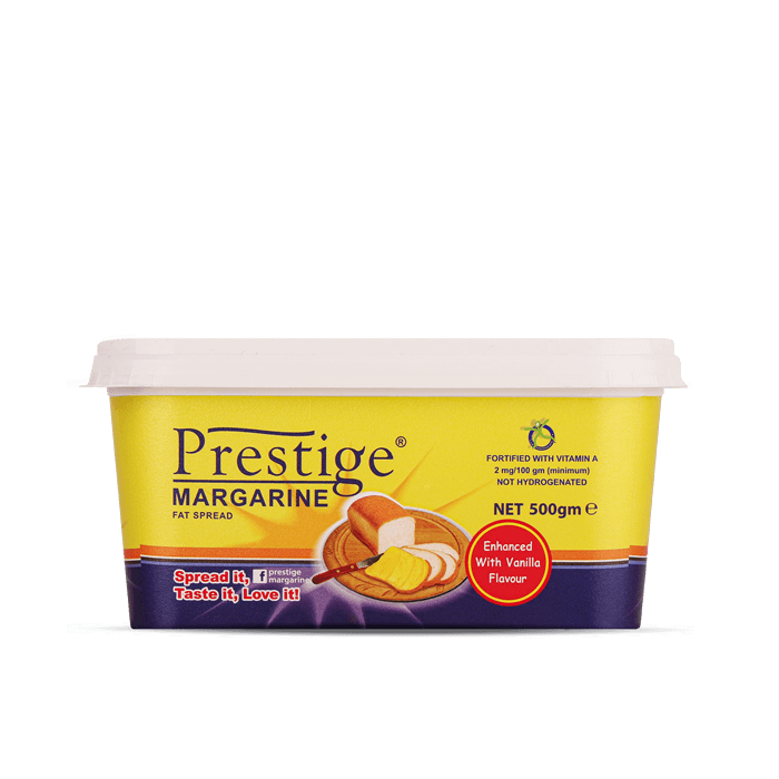 Prestige Vanilla-Margarine 18x500gm (Carton)