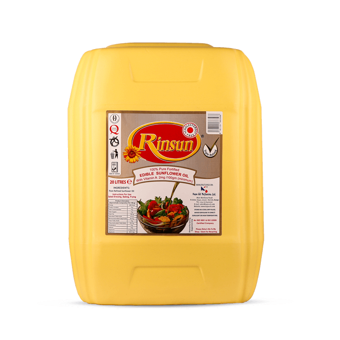 Rinsun Sunflower Oil 20Litres