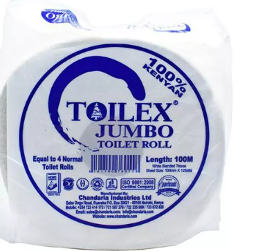 TOILEX Jumbo JNR Bathroom Tissue 100MX12 (Bale)