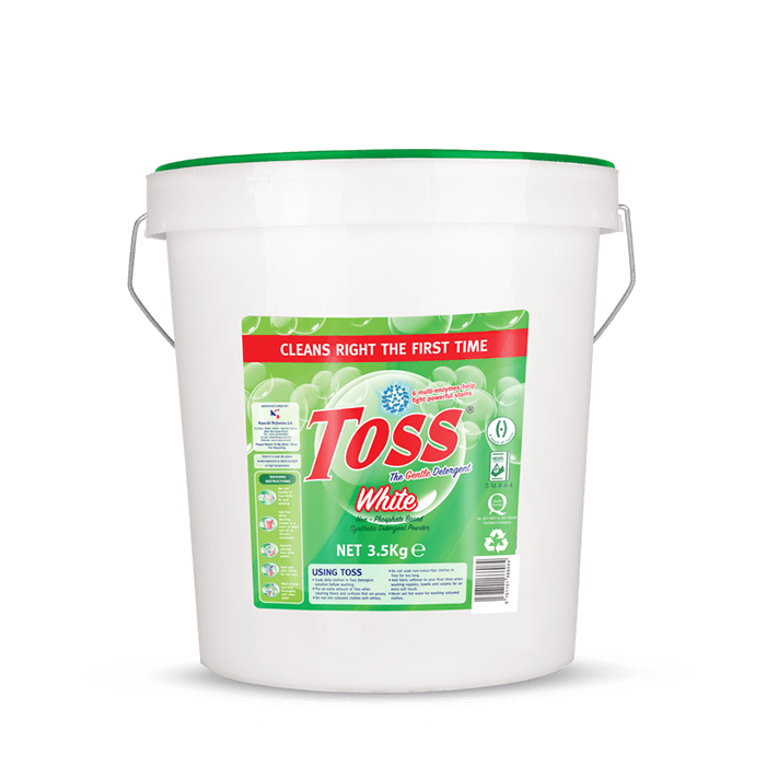 Toss White 3.5kg Bucket