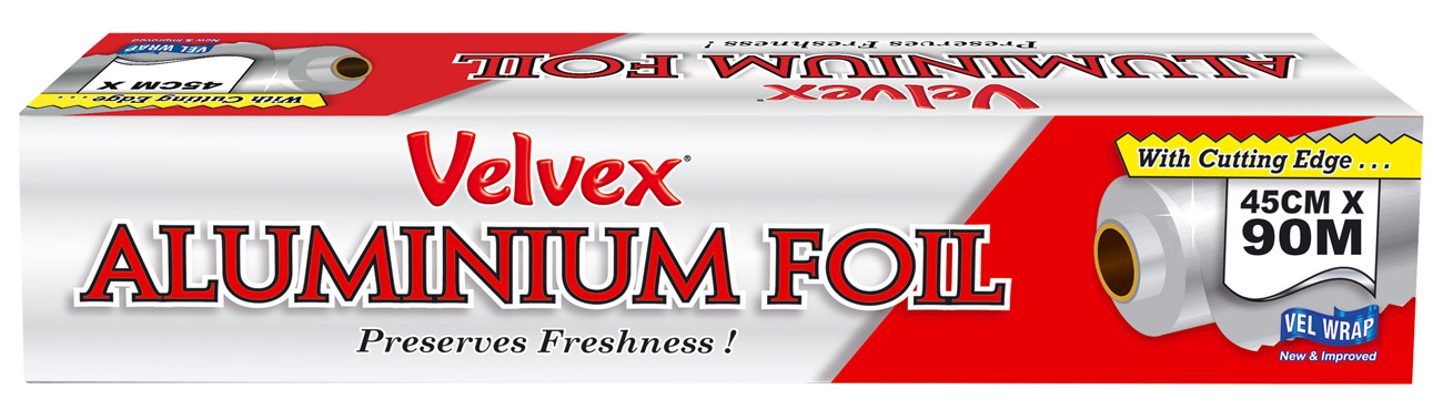 VELVEX ALUMINIUM FOIL CATERING 45CMX90M (Pc)