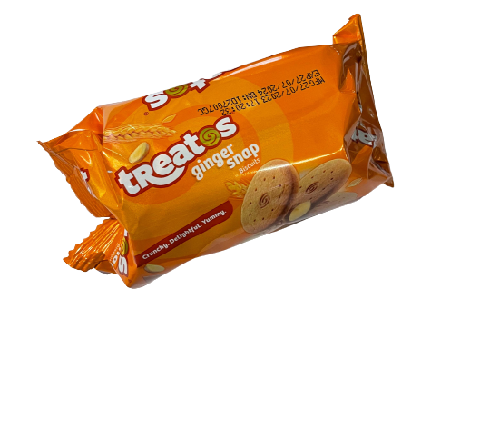 TREATOS GINGER SNAP 3PC X 60PKT (Carton)