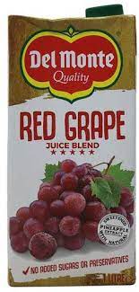 DEL MONTE RED GRAPE 12X1LT (Carton)