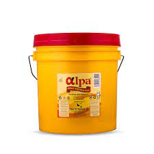 Alpa Fat 17kg  plastic bucket