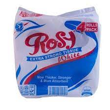 ROSY Toilet Paper White 4'SX12 (Bale)